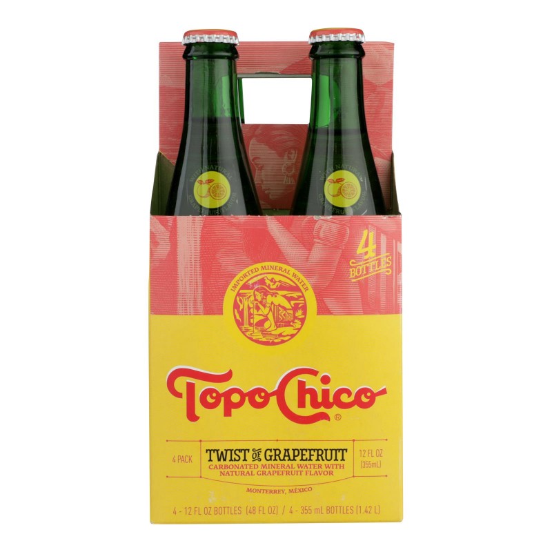 Topo Chico Mineral Water Sparkling Grapefruit Case Of 6 4/12 Fz