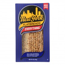 New York Flatbreads Everything Flatbread - Case Of 12 - 5 Oz