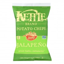 Kettle Brand - Potato Chips Jalapeno - Case Of 9 - 13 Oz