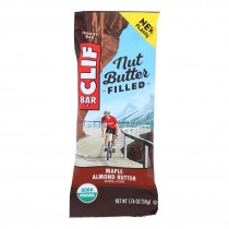 Clif Bar - Nut Butter Filled Bar - Maple Almond Butter - Case Of 12 - 1.76 Oz.