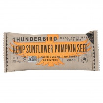Thunderbird - Real Food Bar - Hemp Sunflower Pumpkin Seed - Case Of 15 - 1.7 Oz.