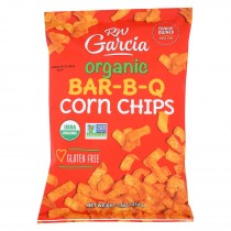 R. W. Garcia Organic Bar-b-q Corn Chips - Case Of 12 - 7.5 Oz