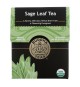Buddha Teas - Organic Tea - Sage Leaf - Case Of 6 - 18 Count