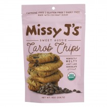 Missy Js - Carob Chips - Vegan - Case Of 6 - 8 Oz.