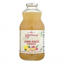 Lakewood - Organic Juice - Lemon Ginger - Case Of 6 - 32 Fl Oz.