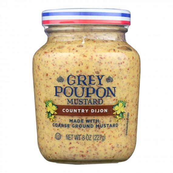 Grey Poupon Mustard Country Dijon - Case Of 12 - 8 Oz
