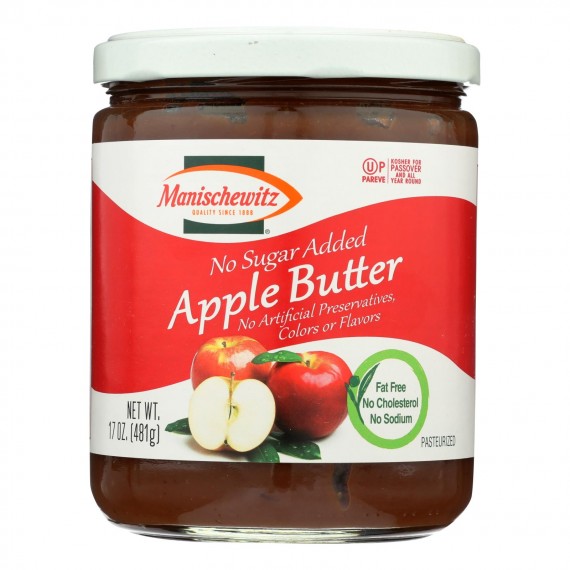 Manischewitz Apple Butter - Case Of 6 - 17 Oz