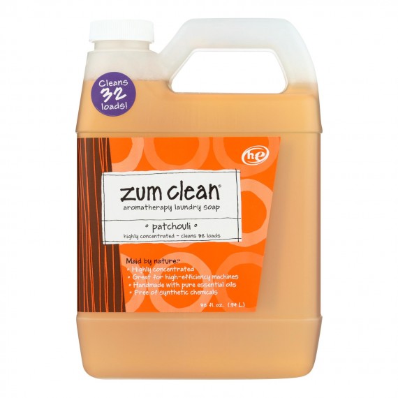 Zum Clean - Laundry Soap Patchouli - Case Of 8-32 Fz