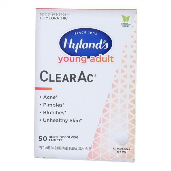 Hylands Homeopathic - Clearac Tablets Yng Adult - 1 Each-50 Tab