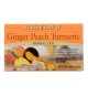 Bigelow Tea - Tea Ginger Peach Tumeric - Case Of 6 - 18 Bag