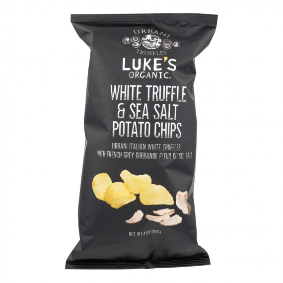 Luke's Organic - Chips Urbani Wht Trfl - Case Of 9 - 4 Oz