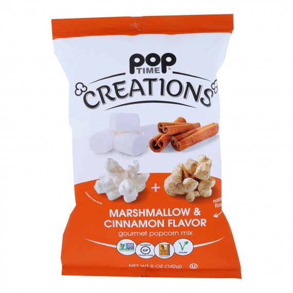 Creations - Popcorn Mx Marshmllw/cinnmn - Case Of 6-5 Oz