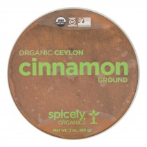 Spicely Organics - Organic Cinnamon - Ground - Case Of 2 - 3 Oz.