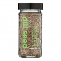 Spicely Organics - Organic Dill Seed - Case Of 3 - 1.1 Oz.