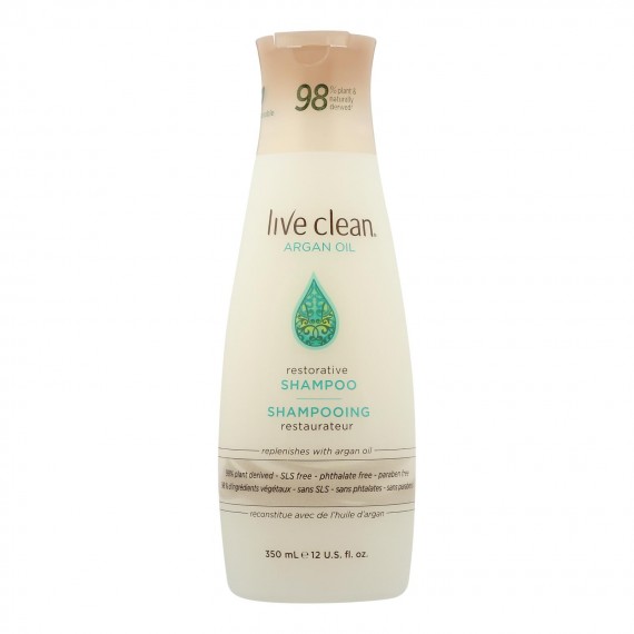 Live Clean Shampoo - Argan Oil - 12 Fl Oz.