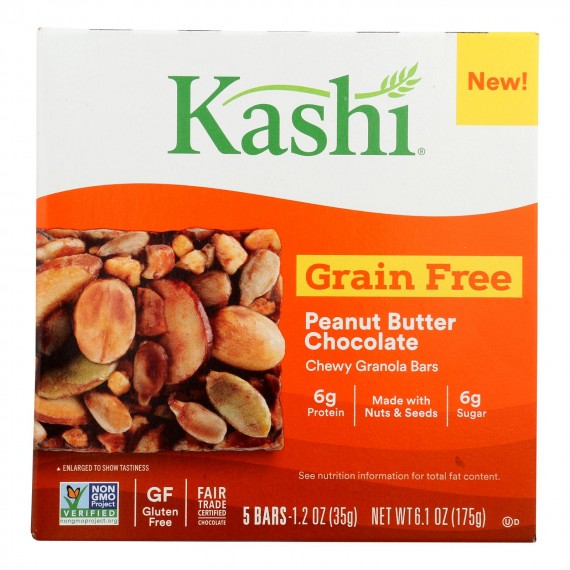 Kashi - Bar Peanut Butter Chocolate Grain Free - Case Of 8 - 5/1.2 Oz