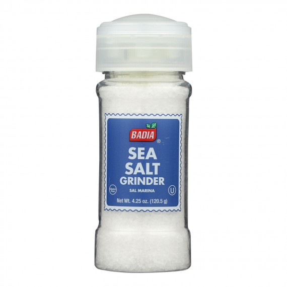 Badia Spices - Spice Seasalt Grinder - Case Of 8-4.5 Oz