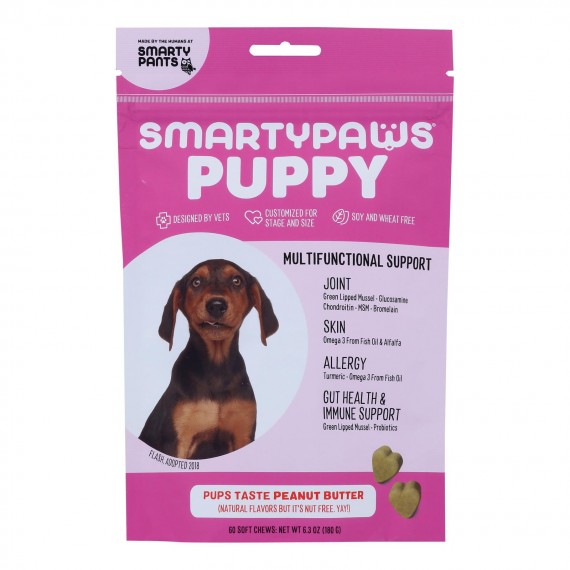 Smartypaws - Puppy Frmla Peanut Butter - 1 Each - 60 Ct