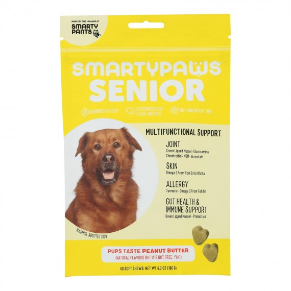 Smartypaws - Senior Frmla Peanut Butter - 1 Each - 60 Ct