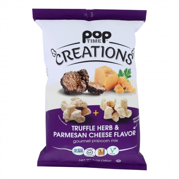 Creations - Popcorn Mx Truf Hrb/parm Ch - Case Of 6-5 Oz