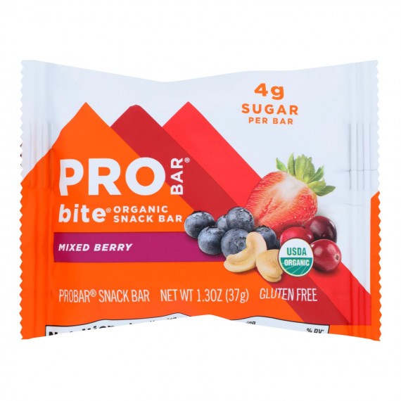 Probar - Bite Bar Mixed Berry - Case Of 12 - 1.3 Oz