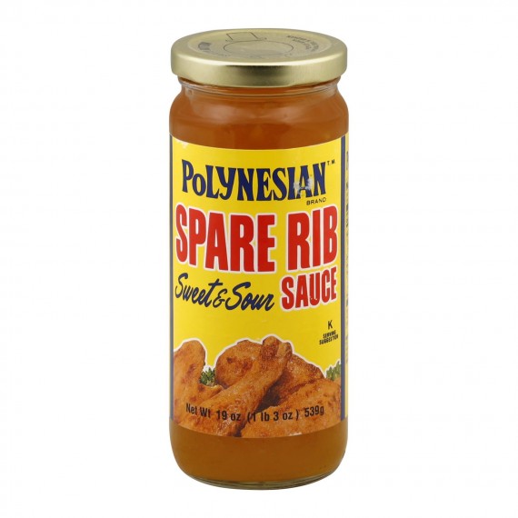 Polynesian Sparerib Sauce - Sweet And Sour - Case Of 12 - 19 Oz.