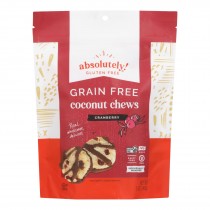 Absolutely Gluten Free Chews - Coconut - Cranberry - Gluten Free - Case Of 12 - 5 Oz